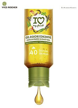 Ökologische Pflegeinnovation „Duschgel-Konzentrat I LOVE MY PLANET“ von Yves Rocher